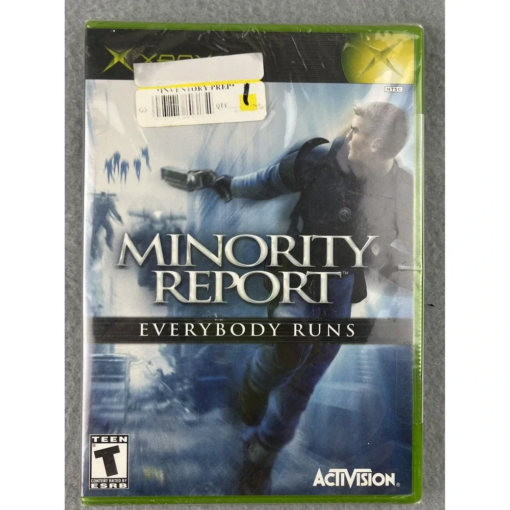 Vintage Minority Report Everybody Runs Xbox Video Game Activision Sealed NEW‎